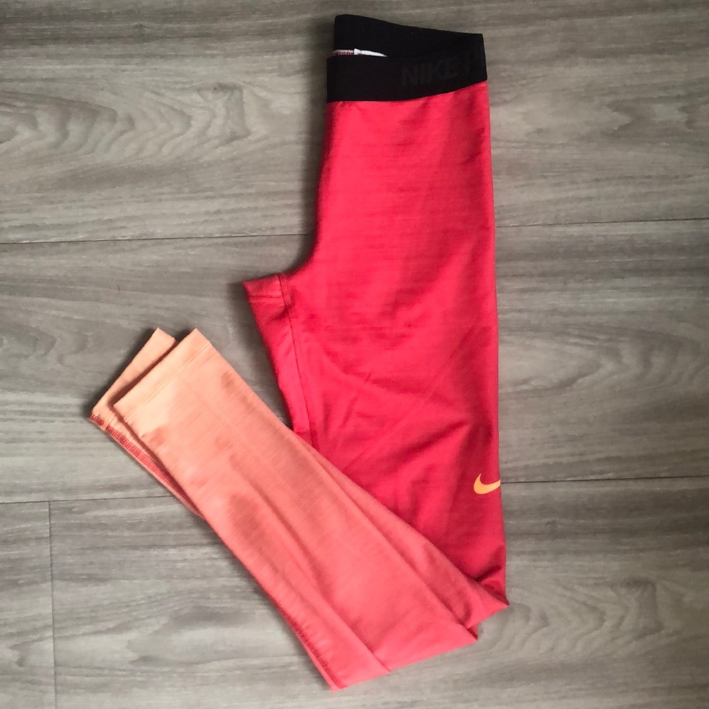 Neon Nike Pro Leggings